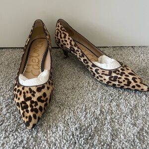 Sam Edelman Black and Brown Heels Sleek Pointed Toe